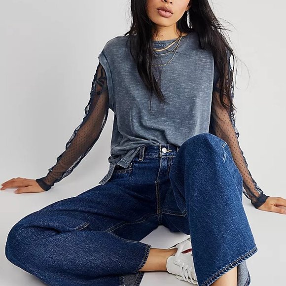 FREE PEOPLE BILLIE JEAN TWOFER NWOT - Picture 5 of 5